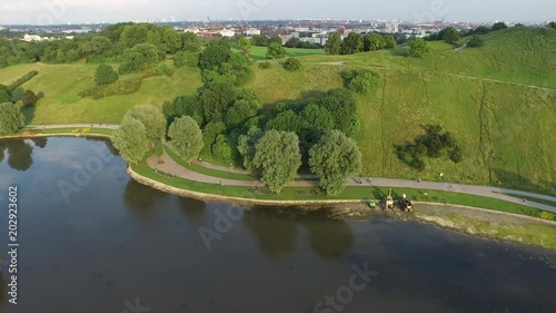 Aerial view of Olympiasee  photo