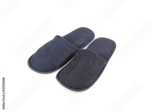 slippers isolated on white background