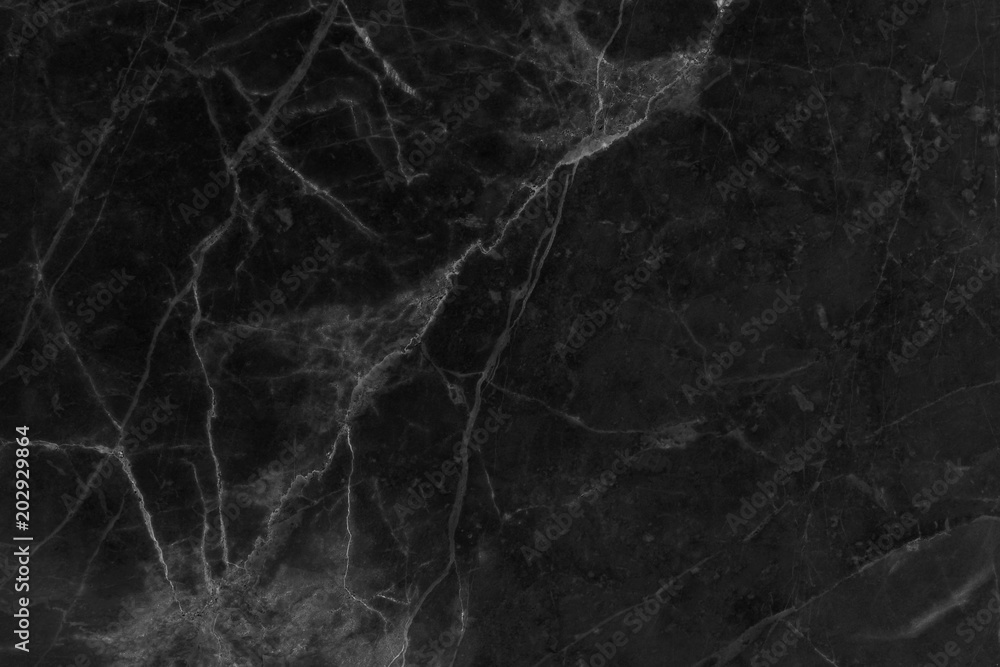 Dark black Marble texture with natural pattern
