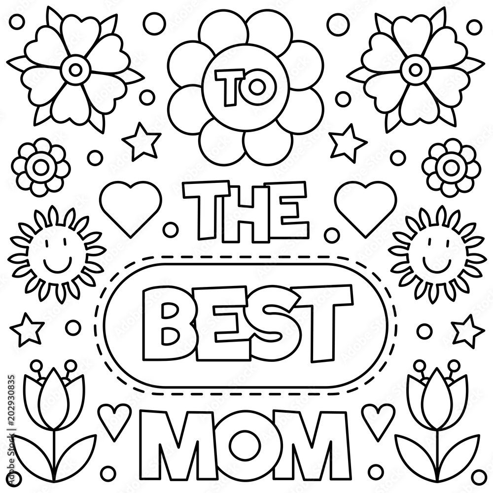 Obraz premium Coloring page. Vector illustration.