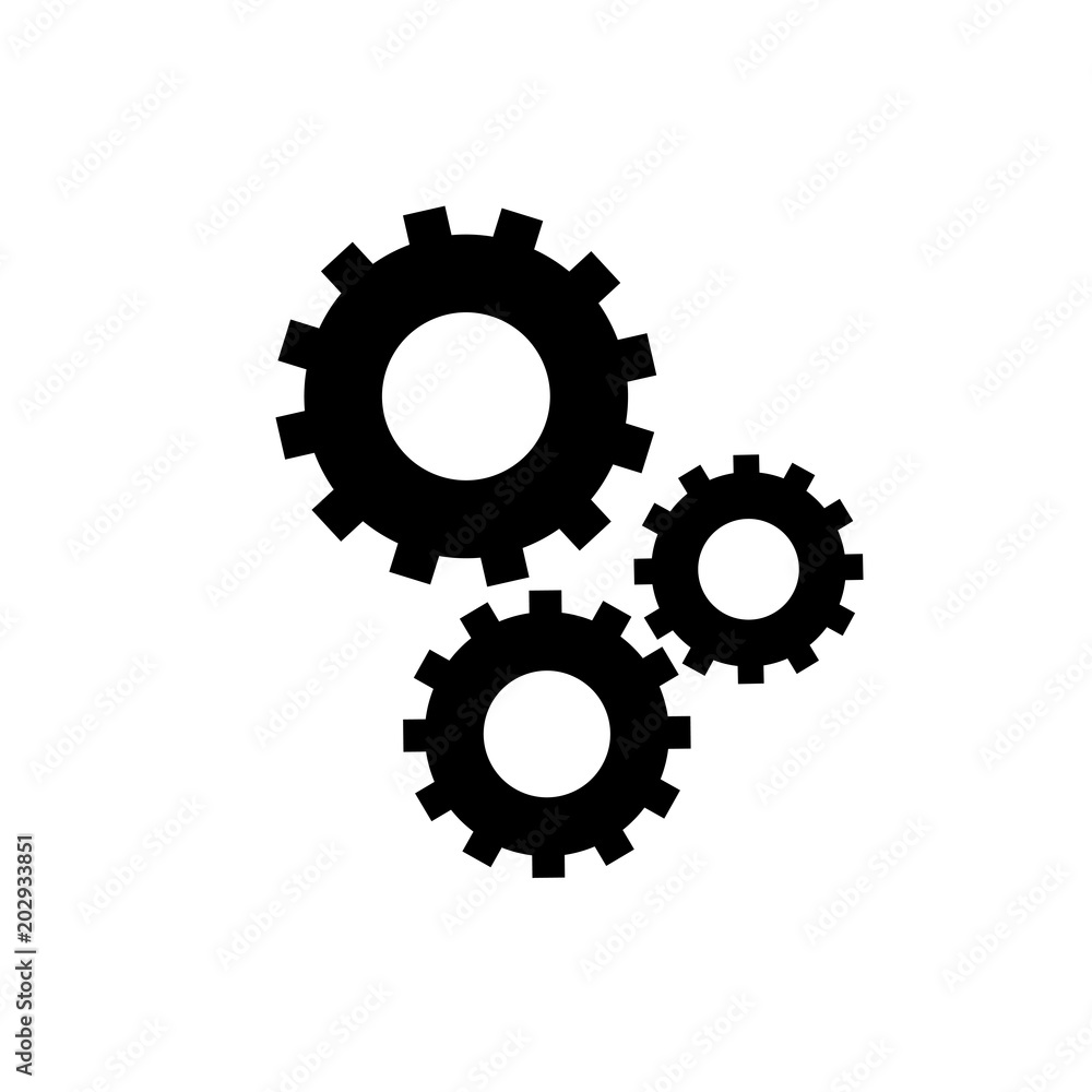 gear icon vector, flat design best vector icon gear icon vector, flat design best vector icon