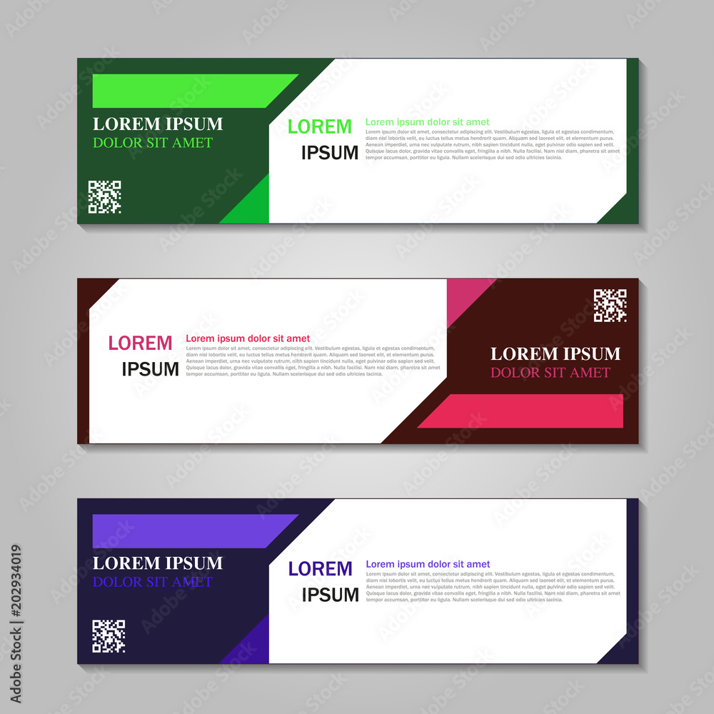 Vector abstract design web banner template. Web Design Elements - Header Design. Vector abstract design web banner template. Web Design Elements - Header Design.