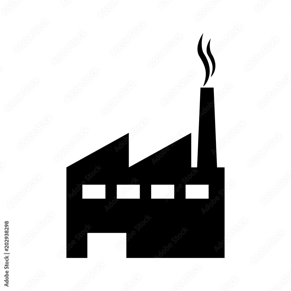 Factory icon . Vector illustration