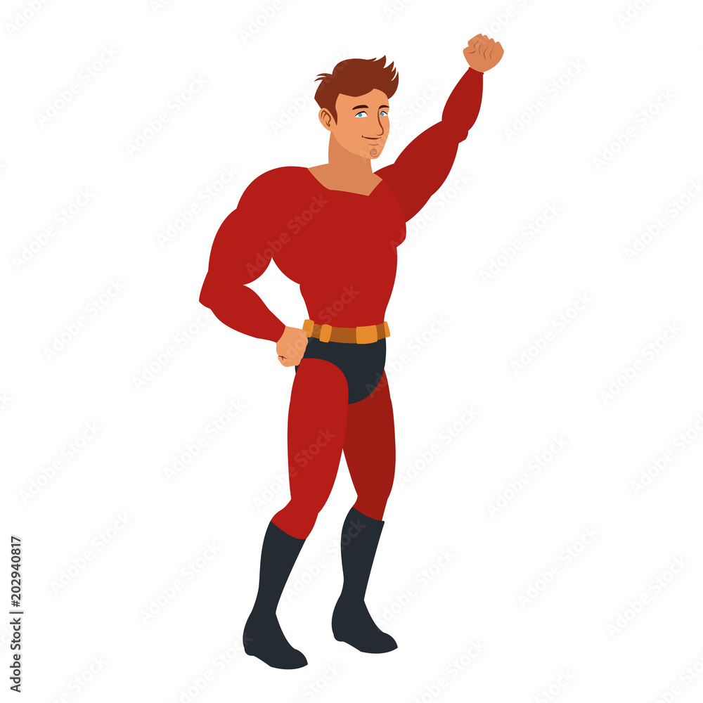 Male superhero cartoon vector illustration graphic design Male superhero cartoon vector illustration graphic design