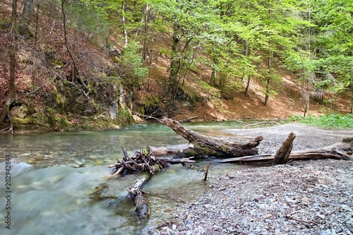 Gader valley - Gader river flowing the Gader valley in the Turiec basin near the village of Blatnica. photo