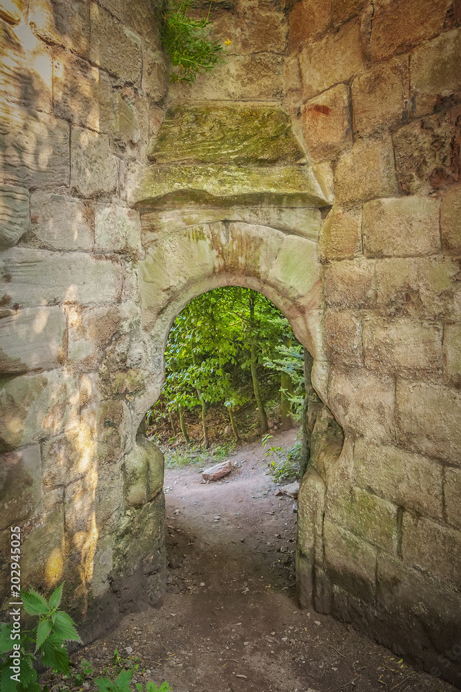 Rosslyn Castle Forest Entry