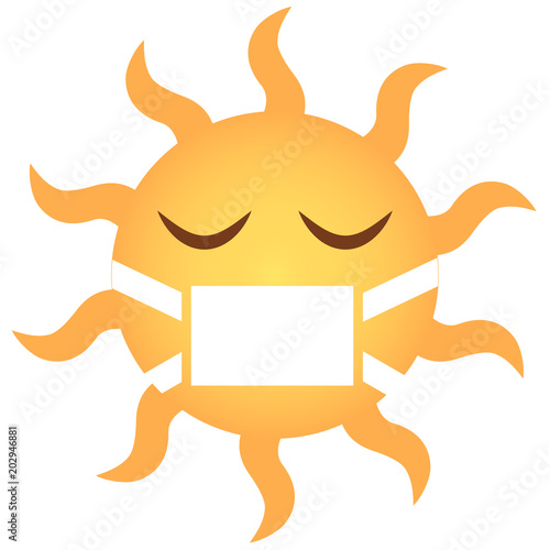 Emoji krank - Sonne