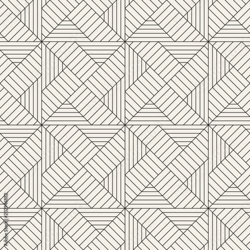 Vector seamless pattern. Modern stylish abstract texture. Repeating geometric tiles