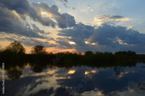 sunset after a storm