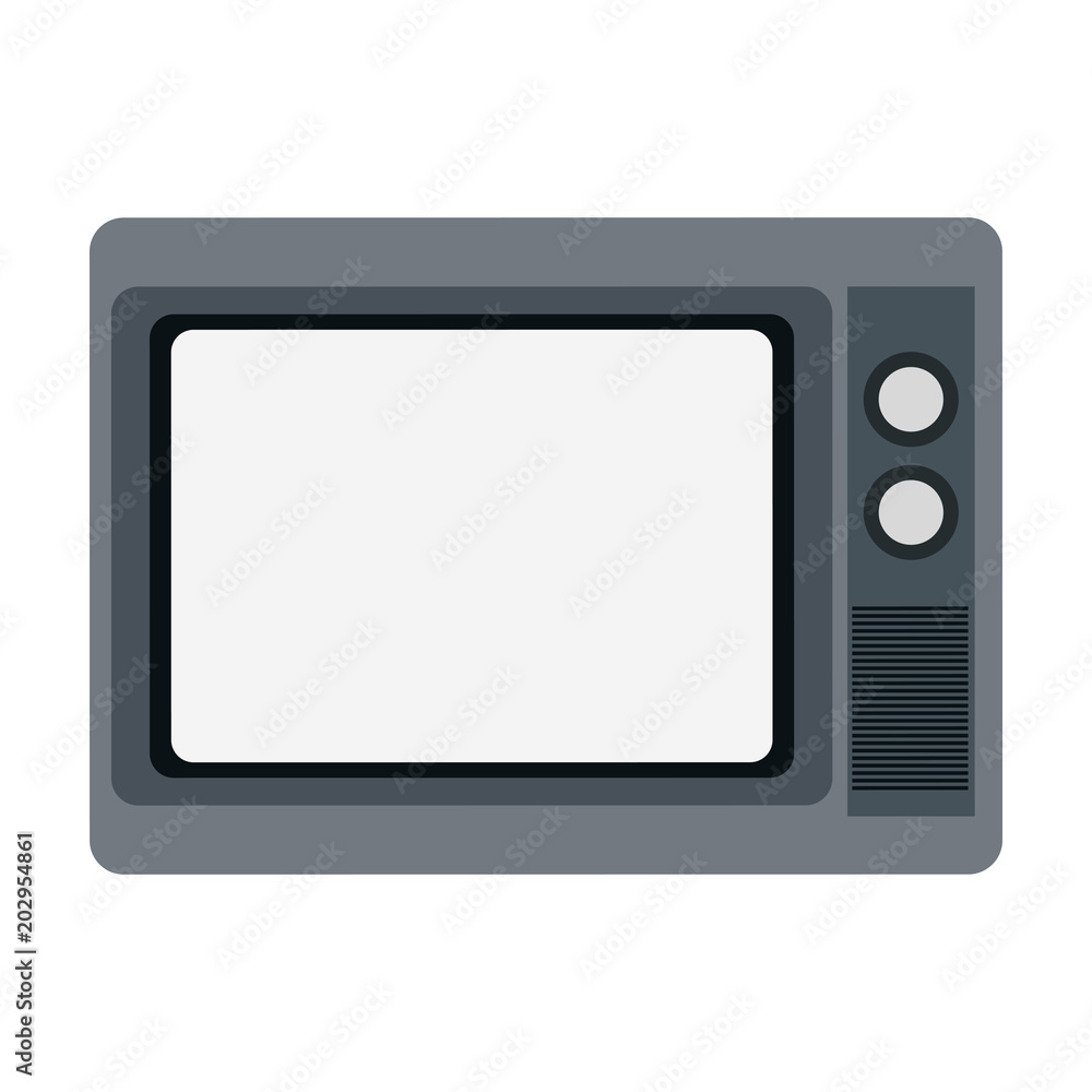 Old tv cartoon vector illustration graphic design Old tv cartoon vector illustration graphic design