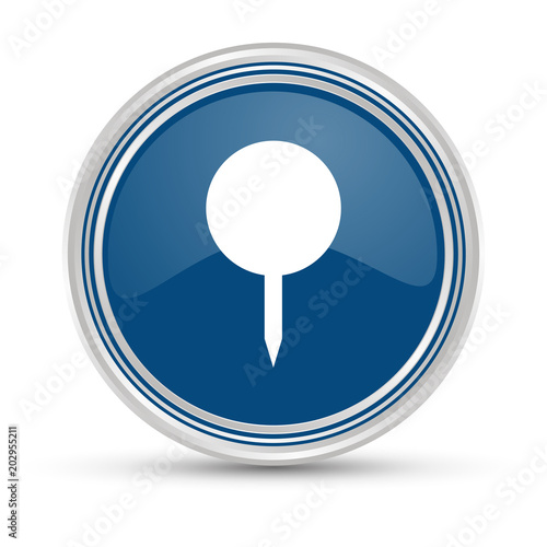 Blauer Button - Markierung