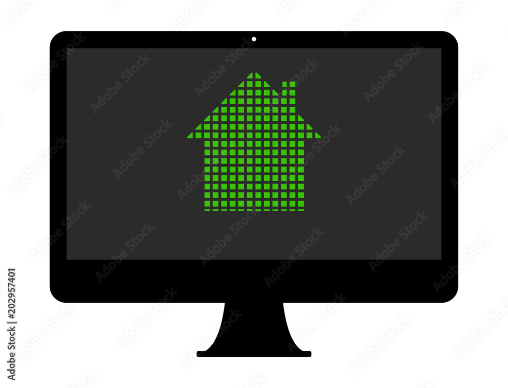 Pixel Icon PC - Wohnung Pixel Icon PC - Wohnung