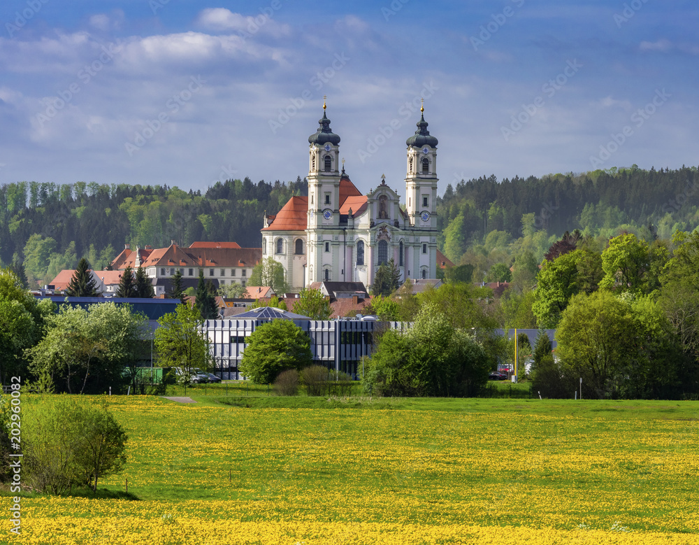 Benedictine abbey in Ottobeuren, Allgau, Germany