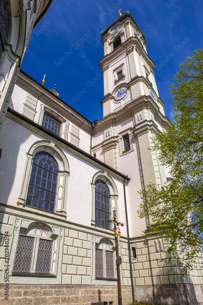 Basilica of the Benedictine Abbey in Ottobeuren, Swabia, Germany Basilica of the Benedictine Abbey in Ottobeuren, Swabia, Germany