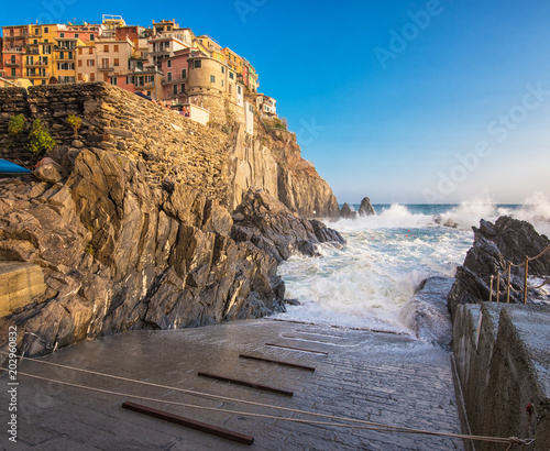 View on Manarola, Cinque Terre
