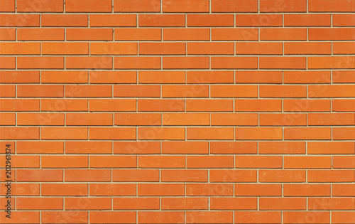 New orange brick wall texture