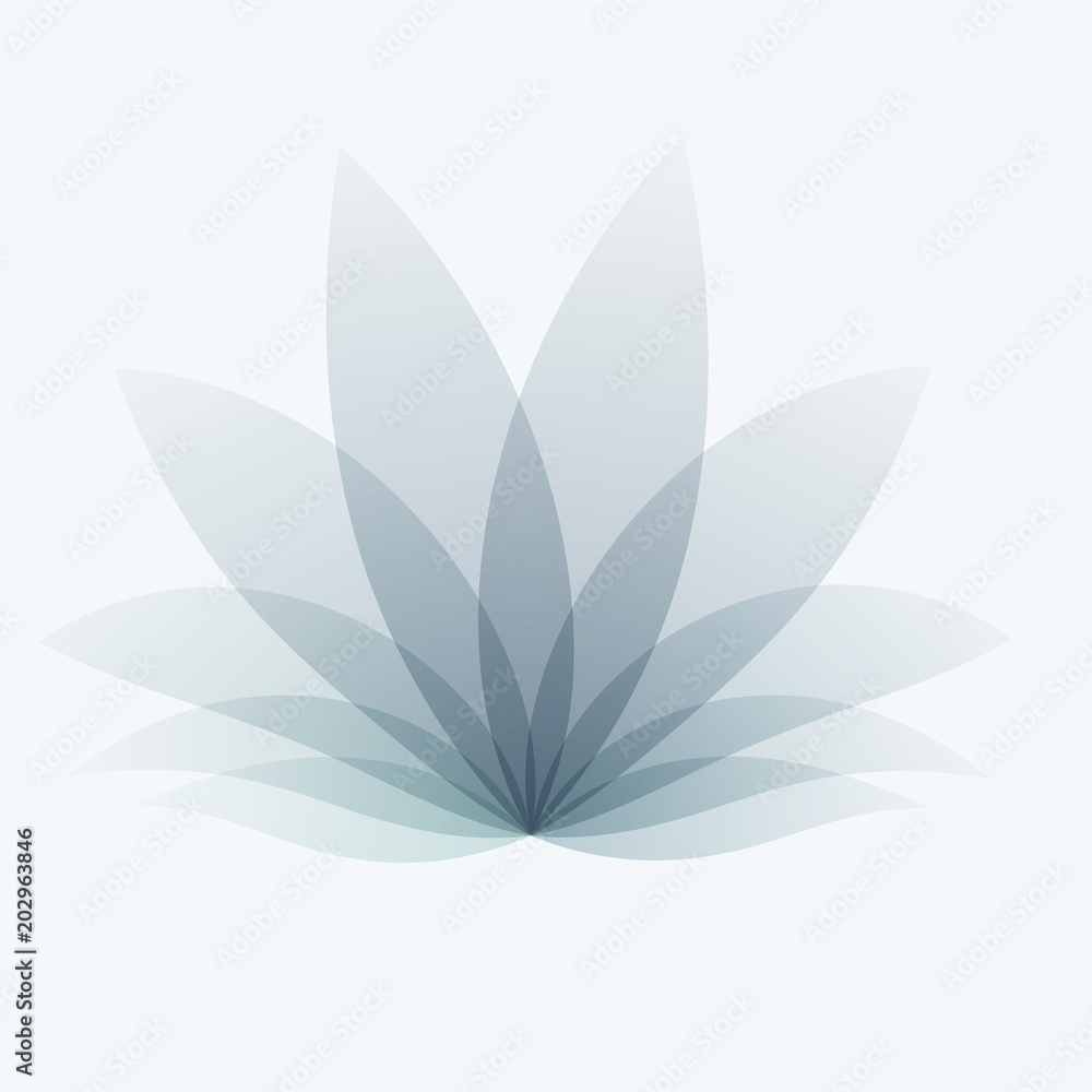 Abstract design of grey colourful vector elements for modern background with flower smooth shape for business branding summer. Abstract design of grey colourful vector elements for modern background with flower smooth shape for business branding summer.