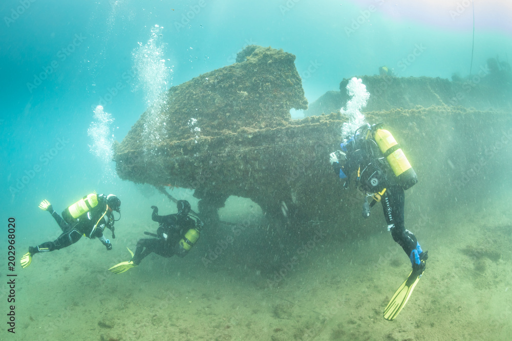 Φωτογραφία The CBA Tug and Harrier Jet wrecks at Cartagena in Murcia region, Spain