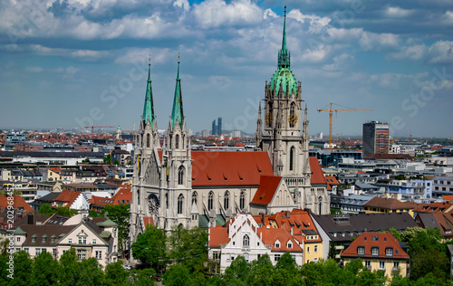 Kirche von Sankt Paul im St.-Pauls-Platz in München