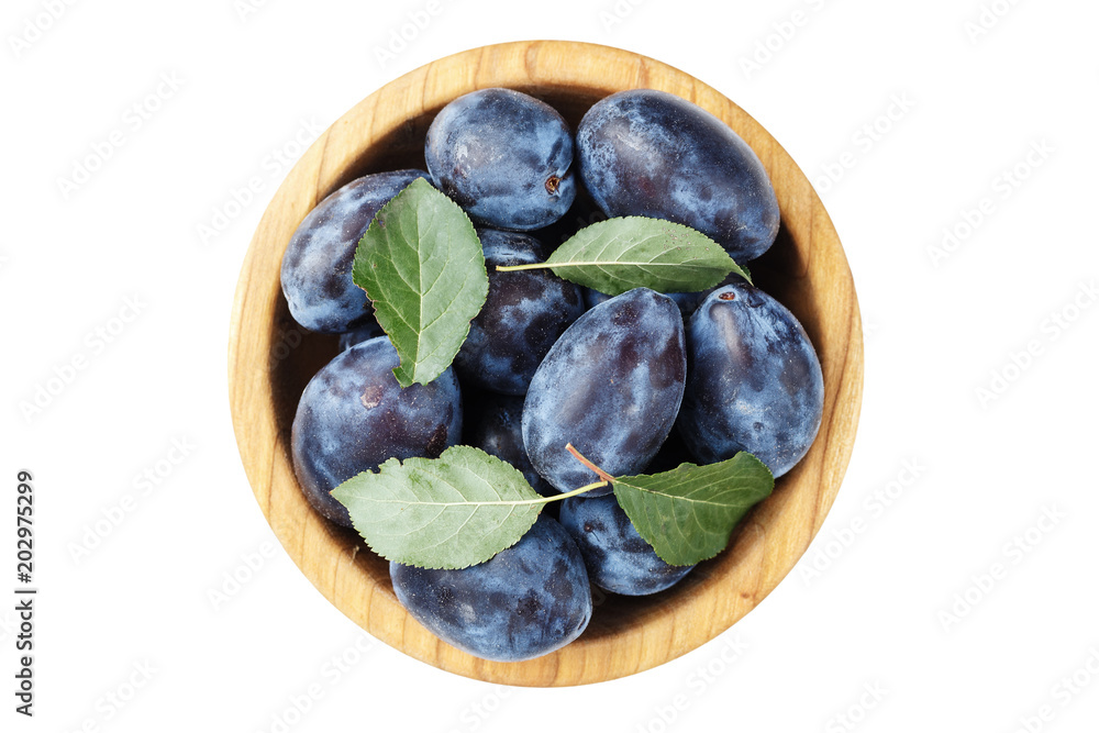 ripe plums isolated ripe plums isolated