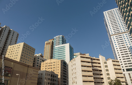 Modern buildings in Sharjah UAE © arbalest