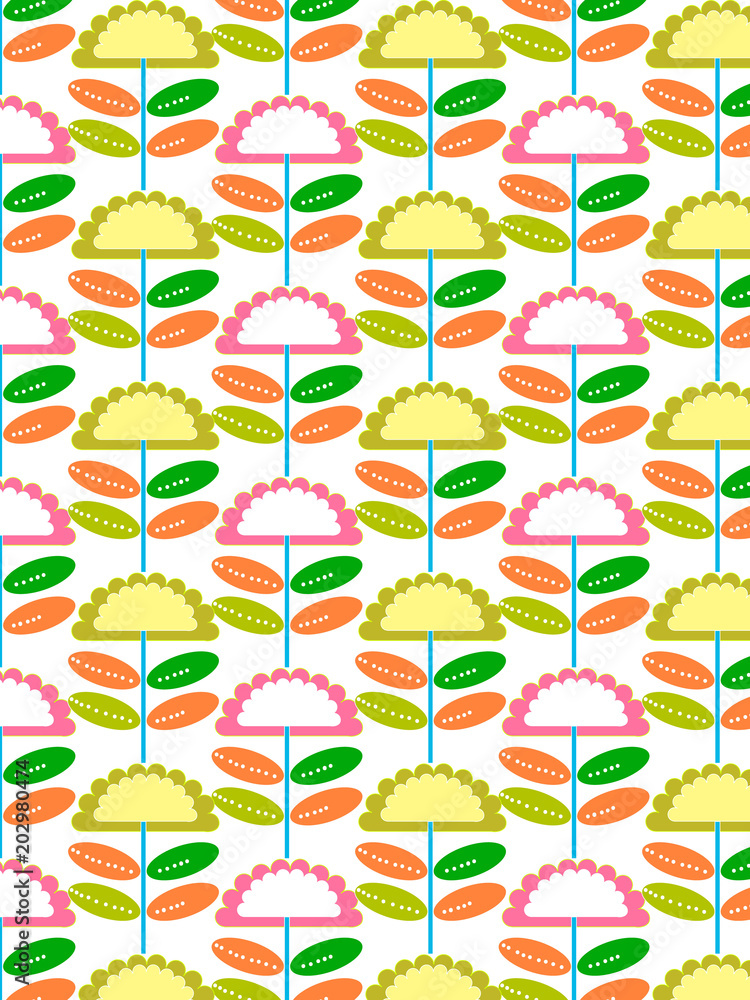 abstract flower pattern abstract flower pattern