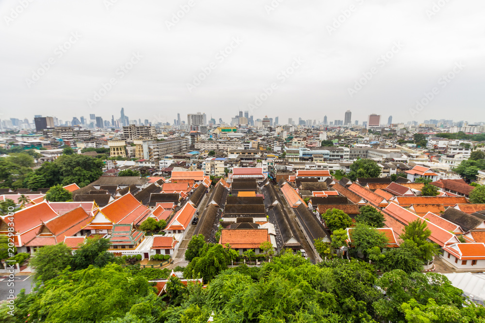 Fototapeta premium Bangkok in Thailand Skyline