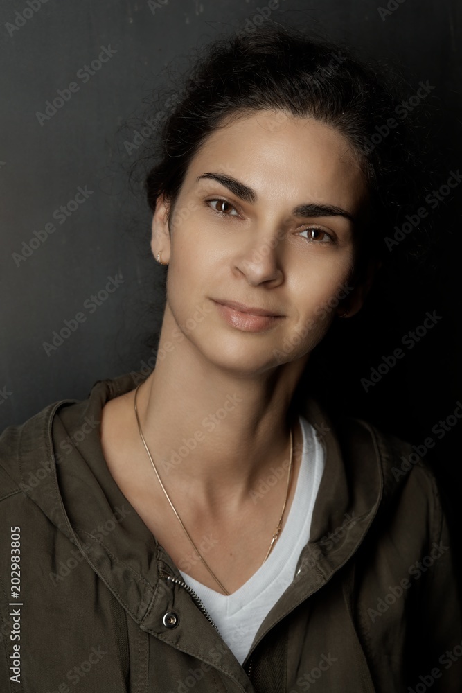 Portrait of attractive young adult woman Portrait of attractive young adult woman