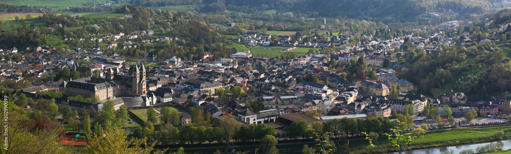 View of Echternach and its basilica, Luxembourg