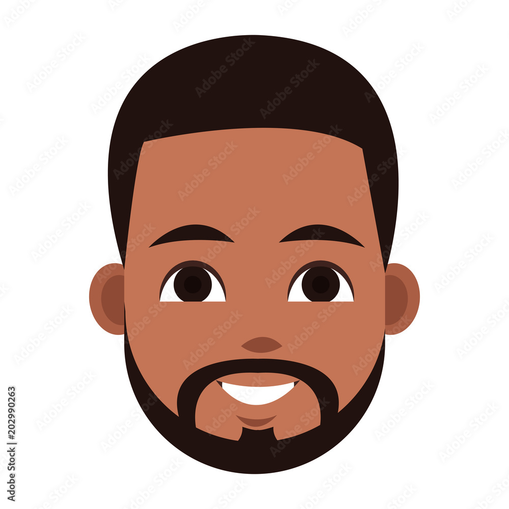 Man face cartoon vector illustration graphic design Man face cartoon vector illustration graphic design