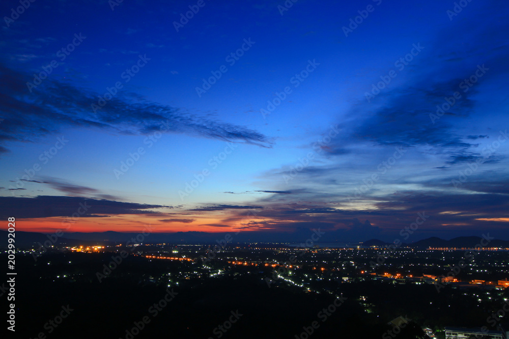Beautiful sky on twilight time for background Beautiful sky on twilight time for background