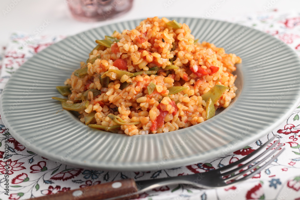Bulgur pilaf Bulgur pilaf