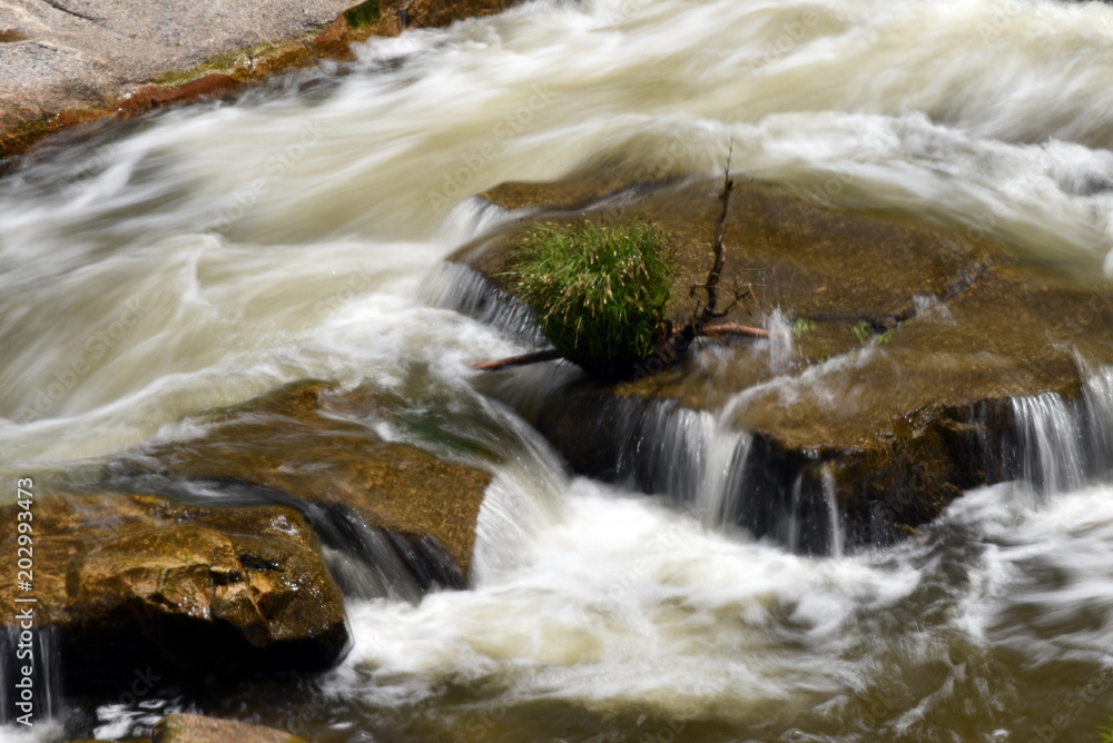 Rios y saltos de agua en primavera Rios y saltos de agua en primavera
