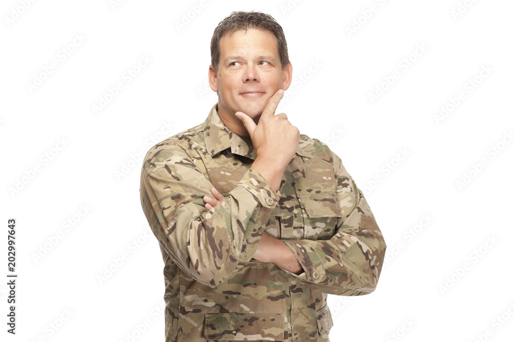 U.S. Army Soldier, Sergeant. Isolated and smiling. U.S. Army Soldier, Sergeant. Isolated and smiling.