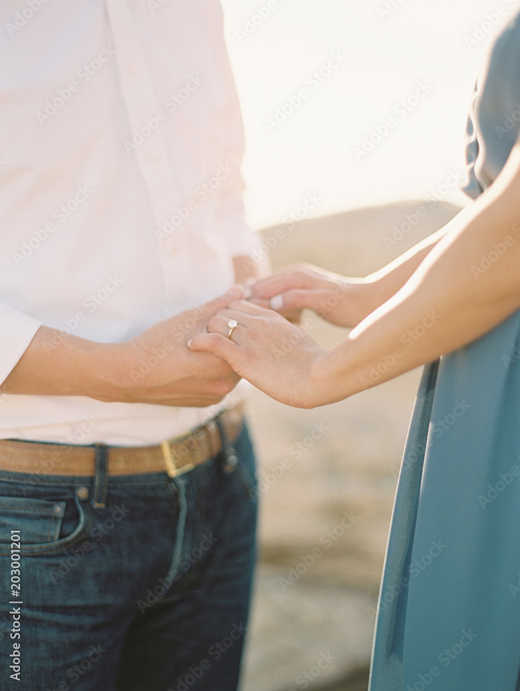 Couple holding hands Couple holding hands