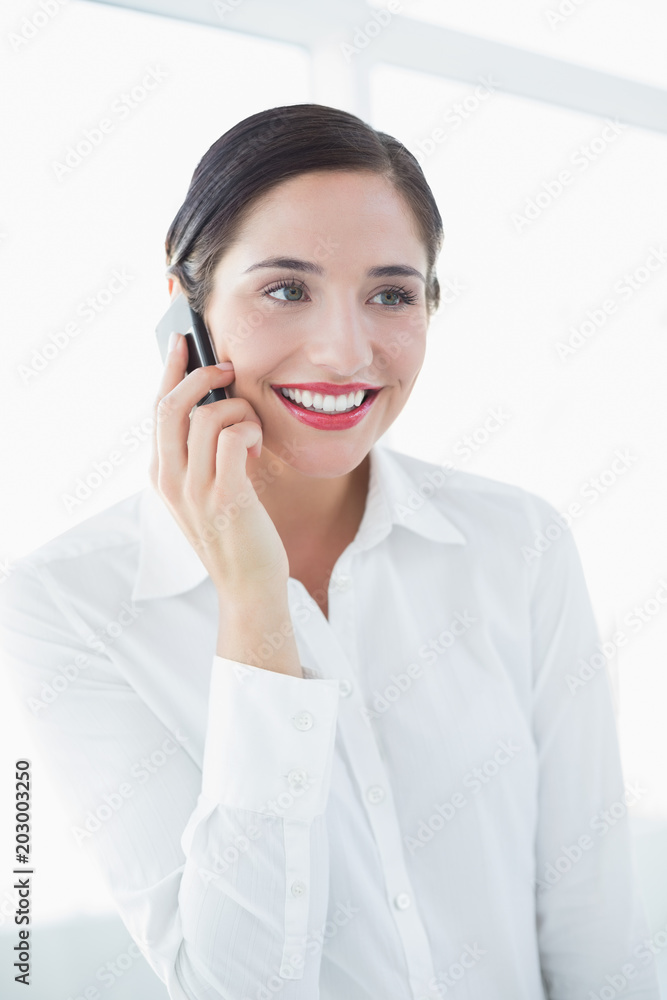 Business woman using mobile phone Business woman using mobile phone