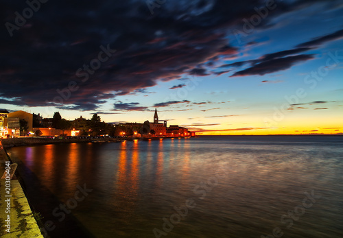 sunset on Croatia