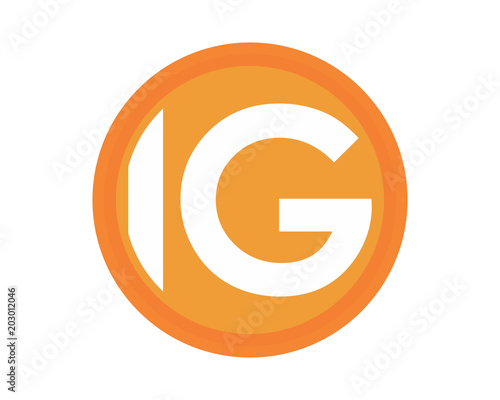 circle initial typography typeset typeface alphabet font image vector icon