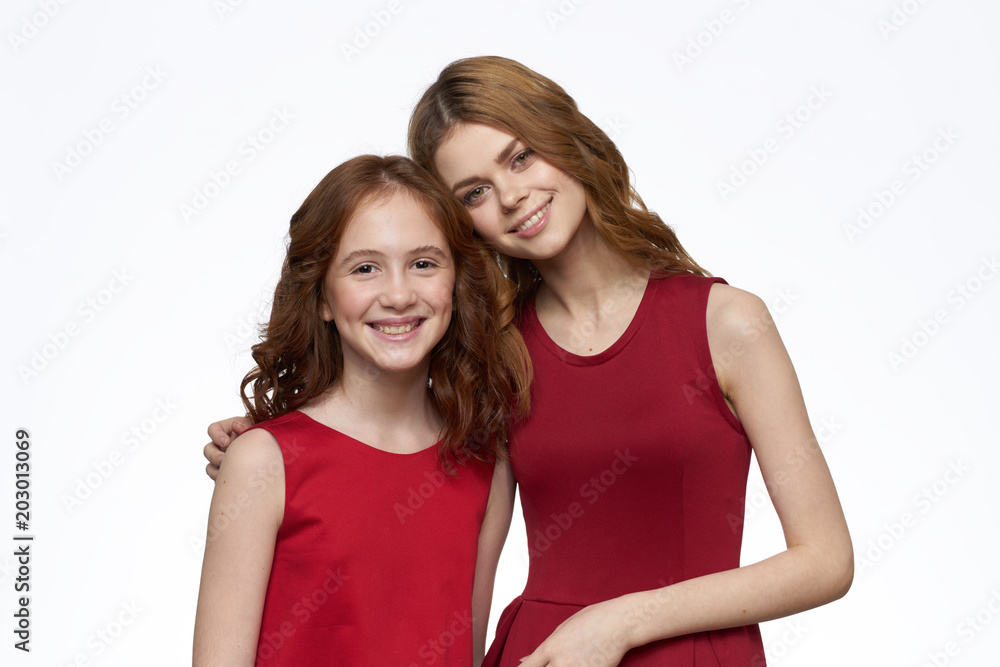 mother and daughter hugging mother and daughter hugging