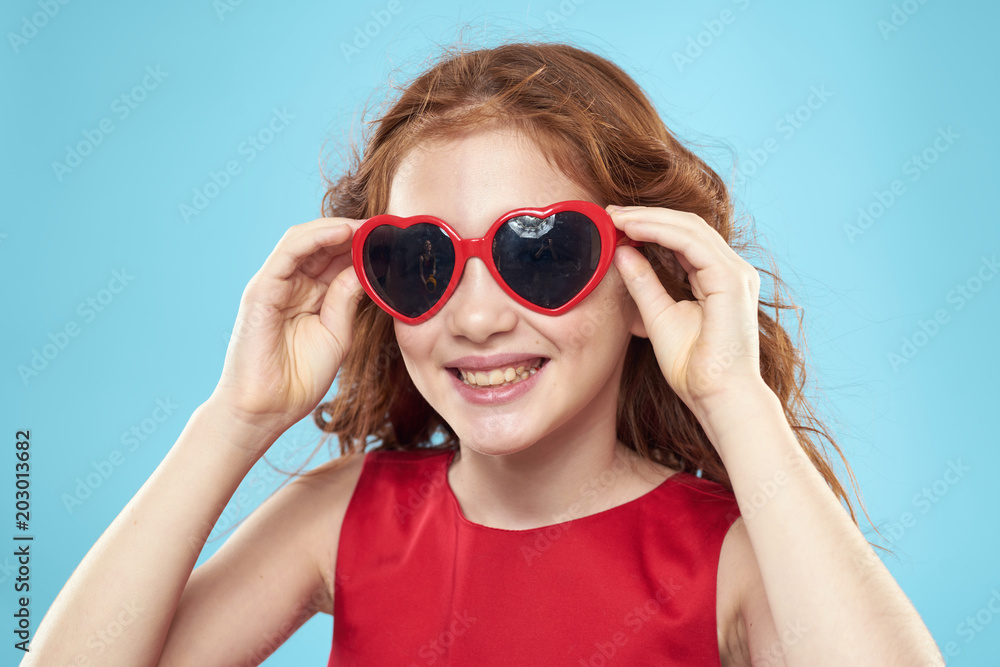 young woman with sunglasses young woman with sunglasses