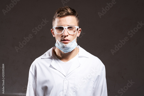 portrait of a man with glasses