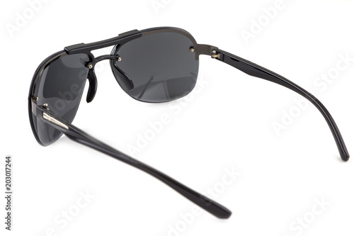 Fashion Black sunglasses isolated