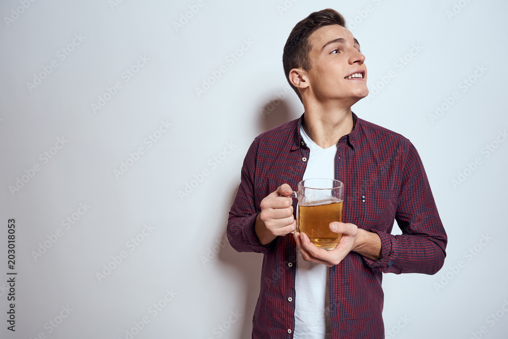 man with cup of tea