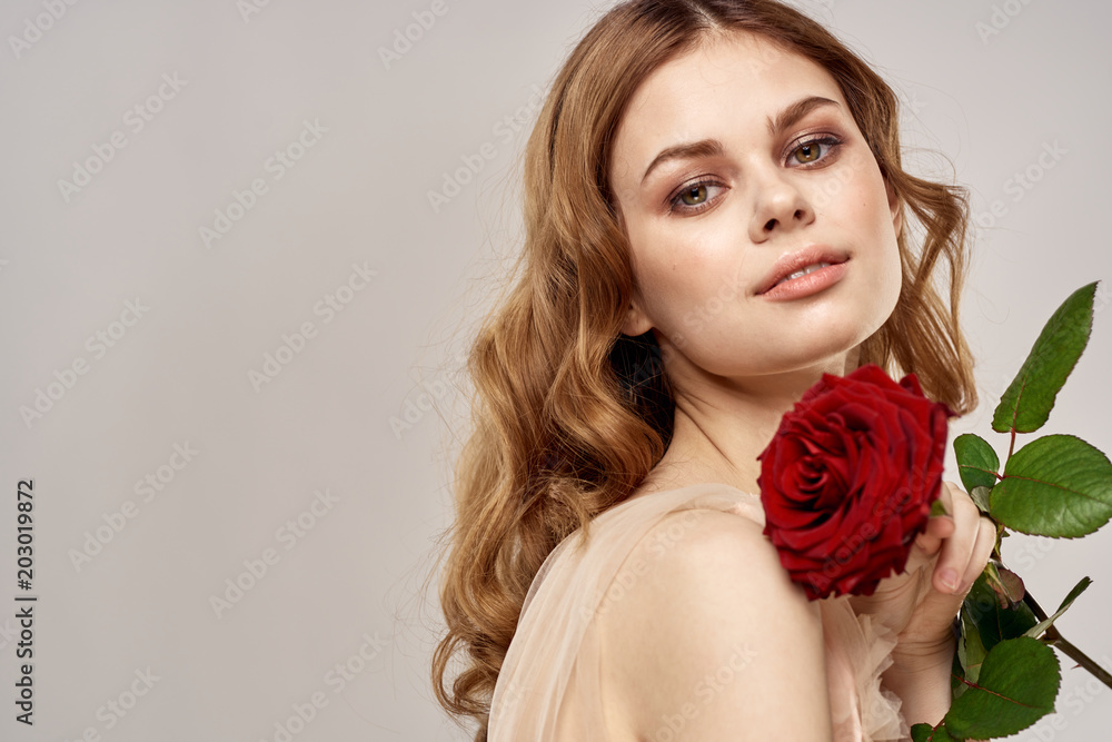 beautiful woman charm studio model