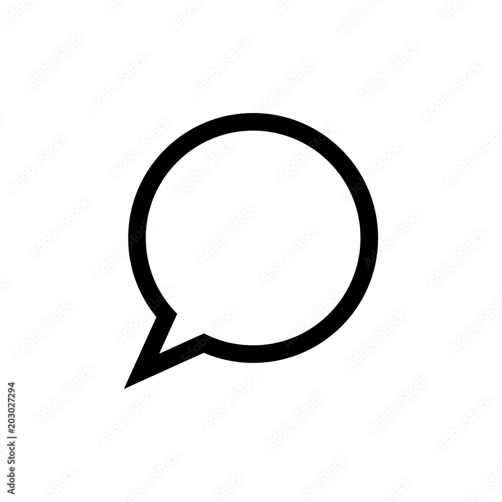 Chat messages notification vector icon Chat messages notification vector icon