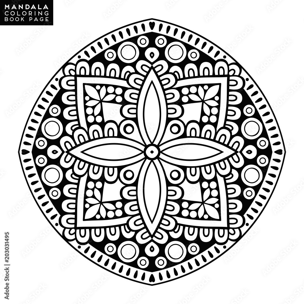 Vector mandala background Vector mandala background