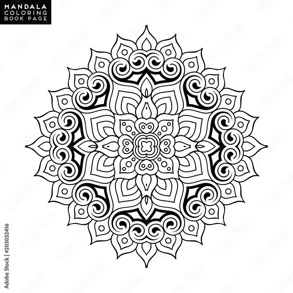 Vector mandala background Vector mandala background