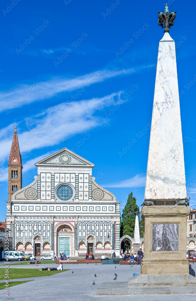 Obraz premium Landscapes, architectures and art of the city of Florence