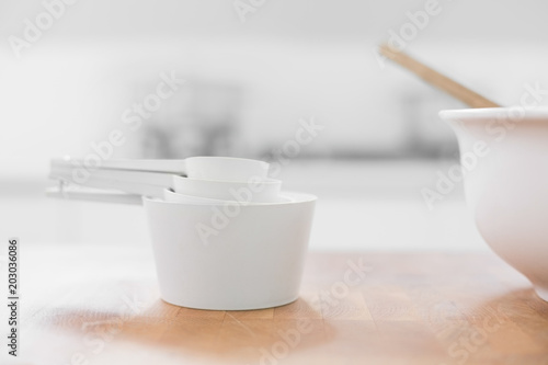 Fototapeta Naklejka Na Ścianę i Meble -  Baking utensils on the table