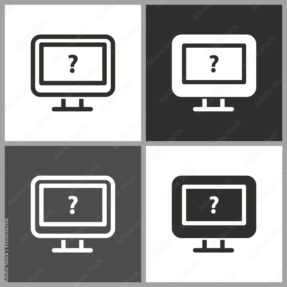 Laptop vector icon Laptop vector icon